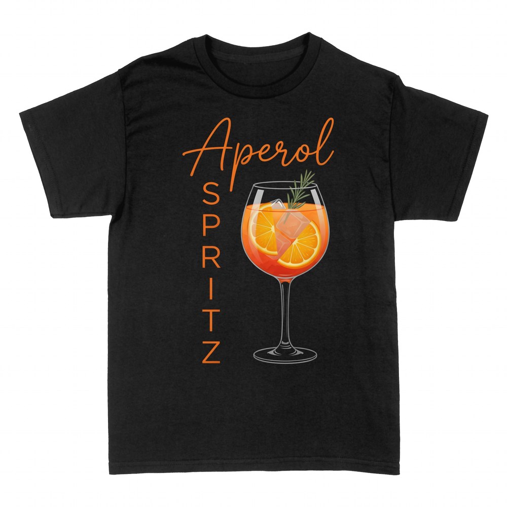 Magliette: Aperol Spritz cocktail aperitivo arancione