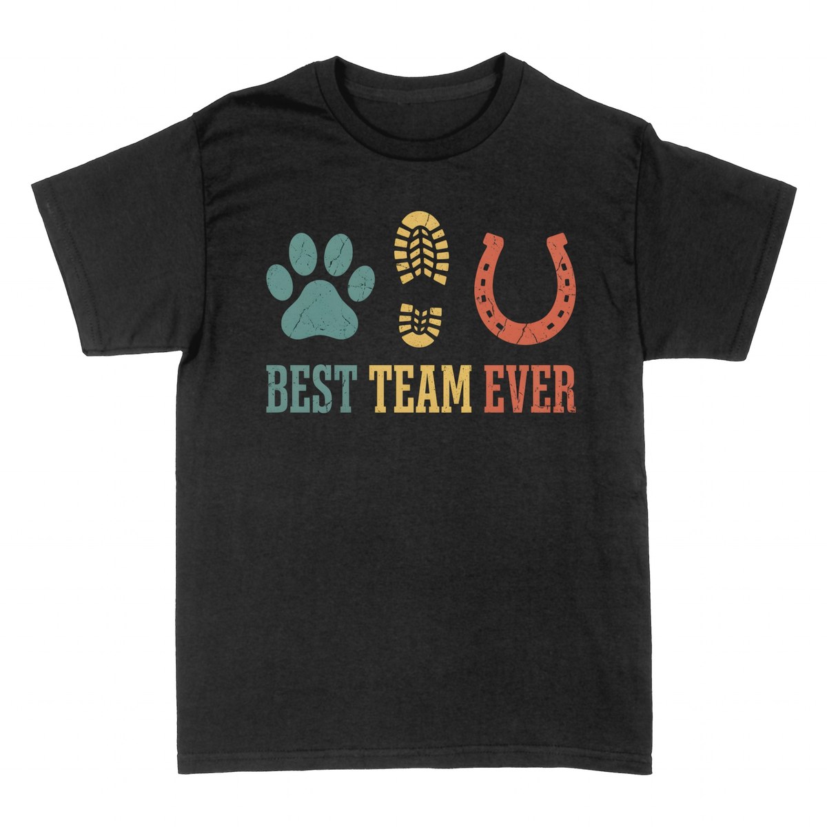 Magliette: Cane Cavallo Umano Best Team Ever