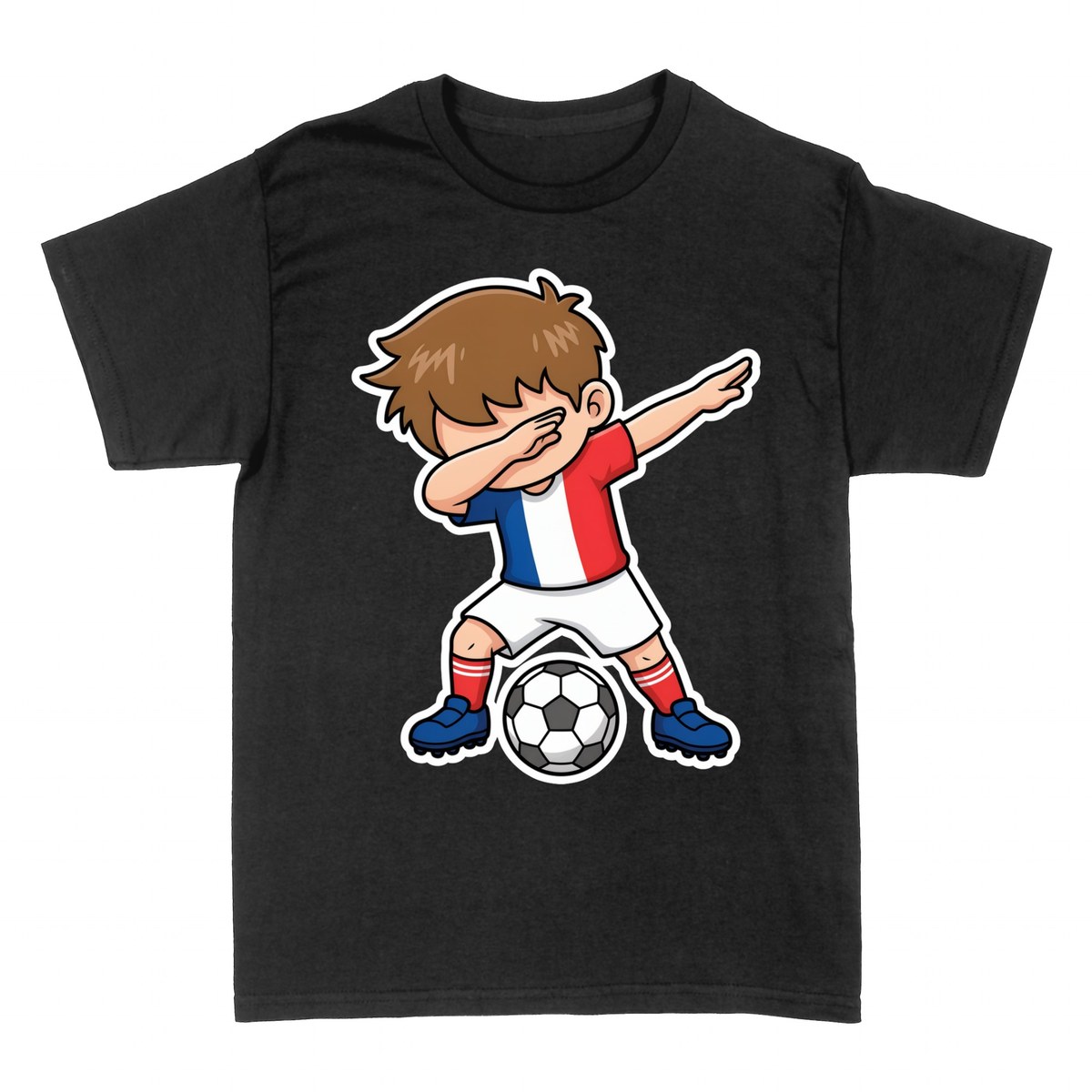 Magliette: Bambino calcio Francia dab esultanza