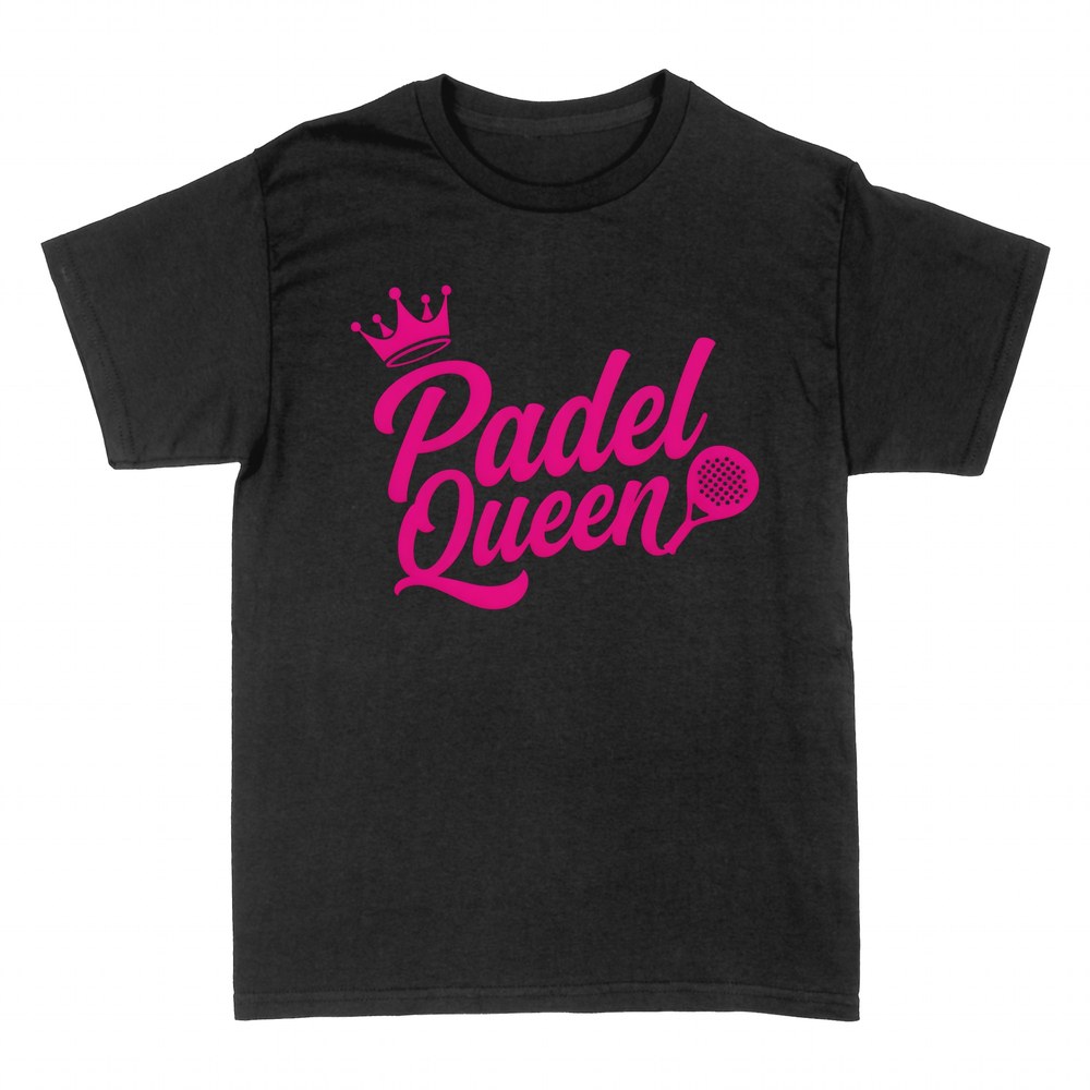 Magliette: Padel Queen con corona e racchetta