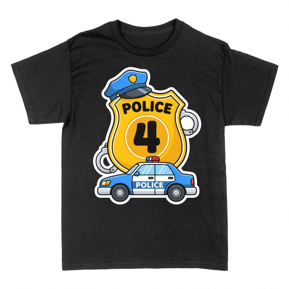 Magliette: Distintivo da Poliziotto Numero 4