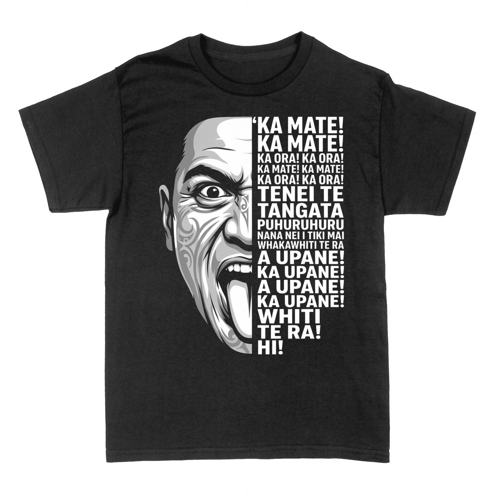 Magliette: Guerriero maori haka Ka Mate