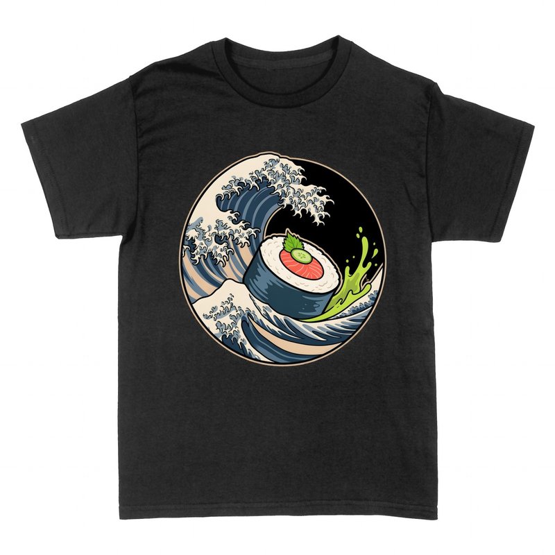 Magliette: Sushi Grande Onda di Kanagawa