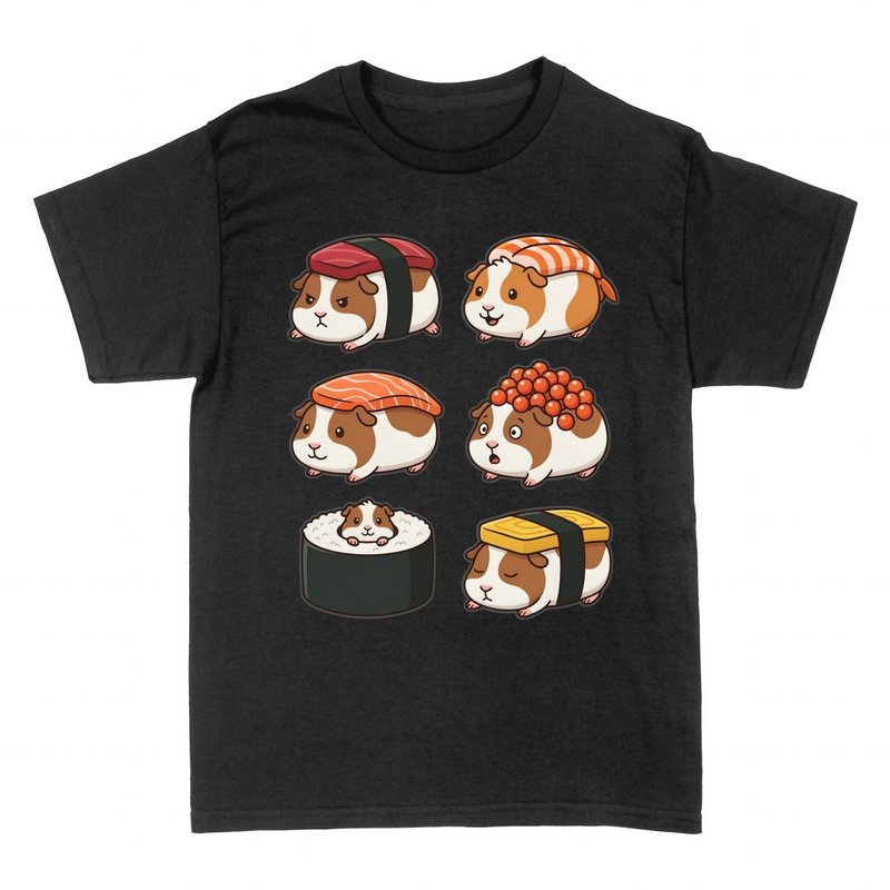 Magliette: Porcellini d'India Sushi Kawaii