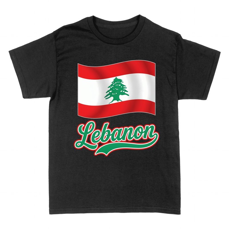 Magliette: Libano Bandiera