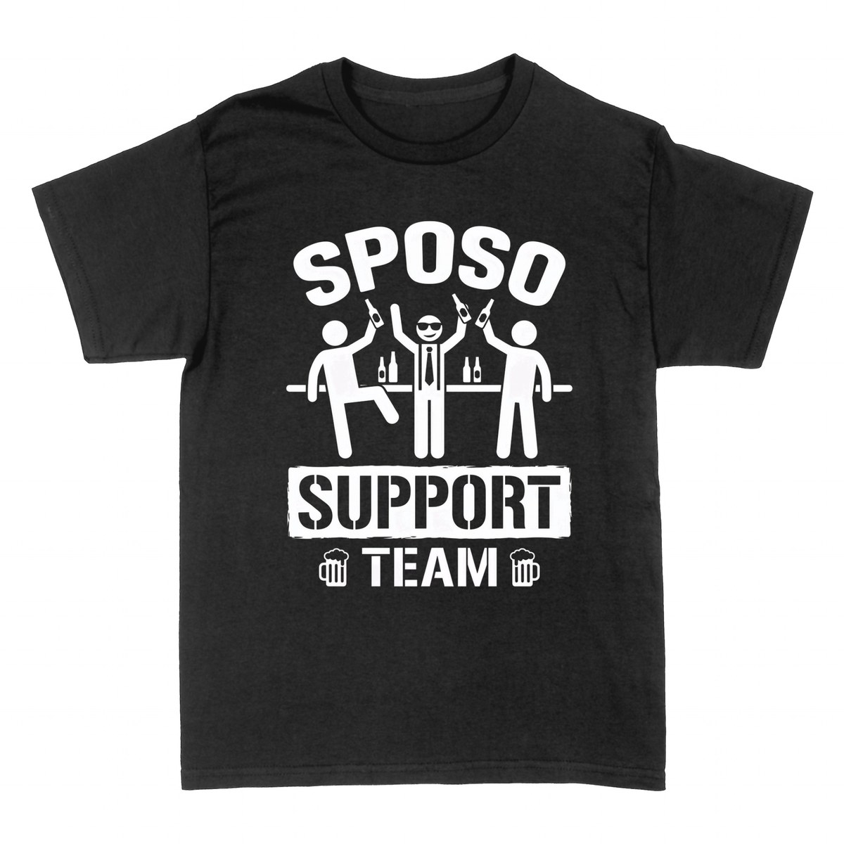 Magliette: Sposo Support Team - Addio al Celibato