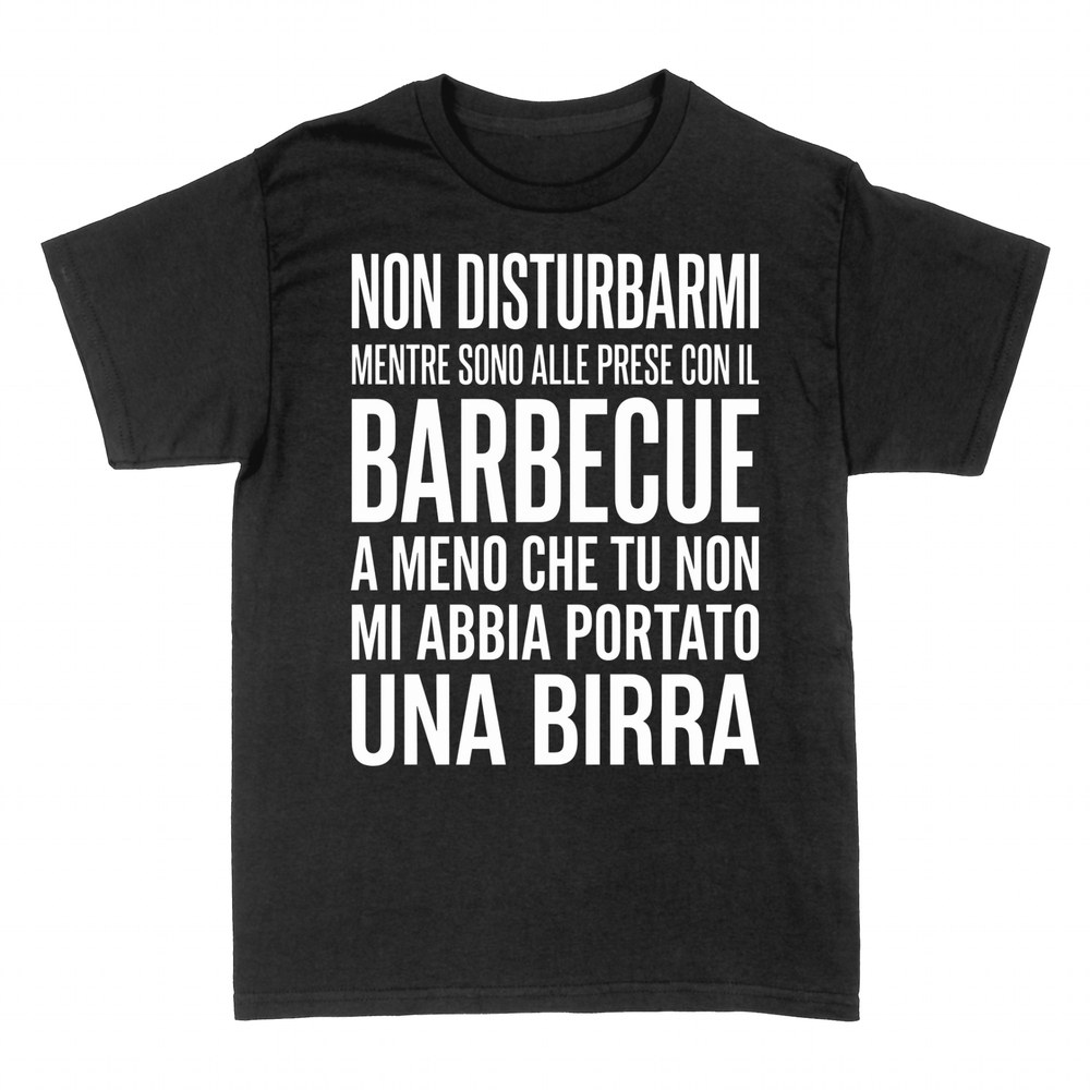 Magliette: Non Disturbarmi con il Barbecue e la Birra