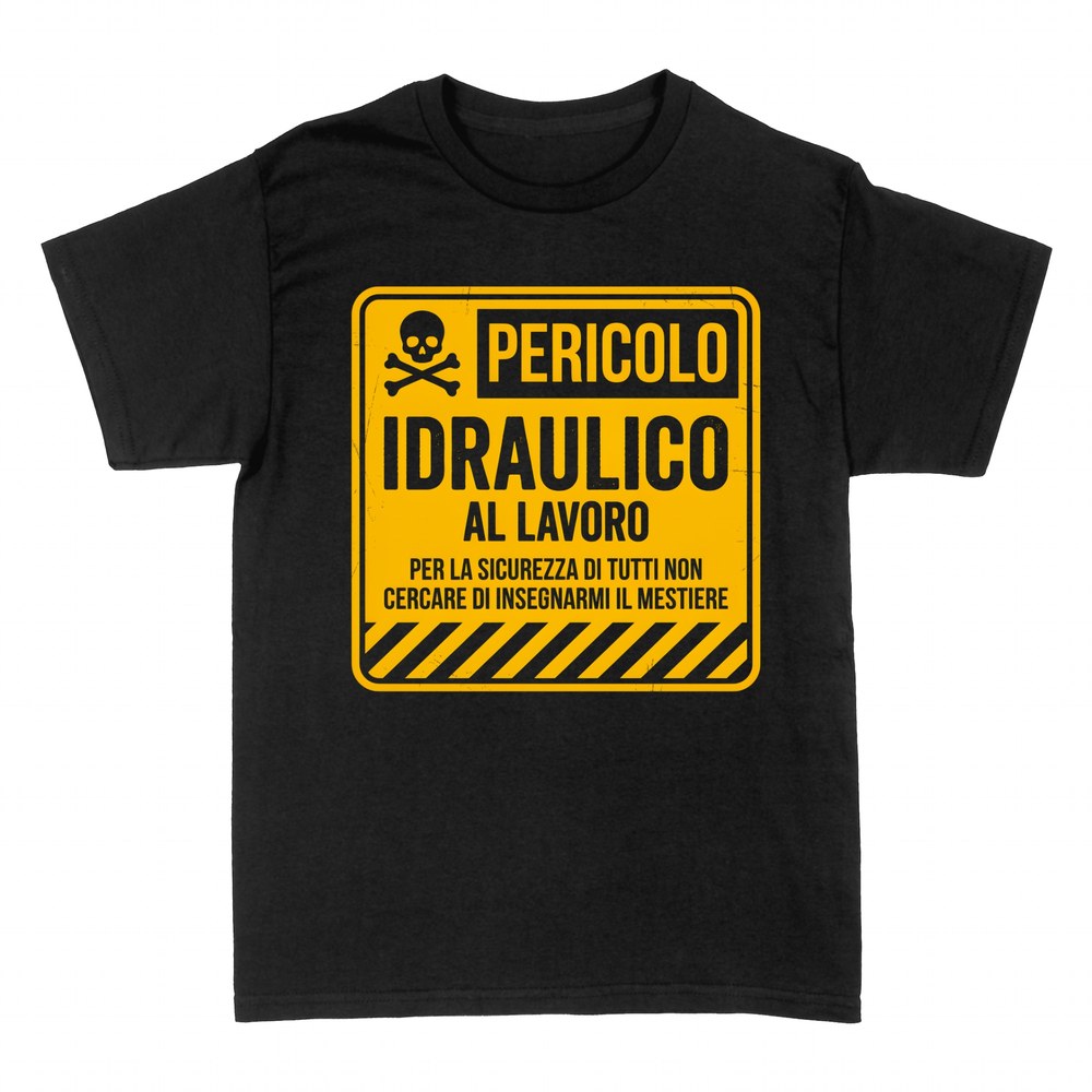 Magliette: Pericolo Idraulico al Lavoro