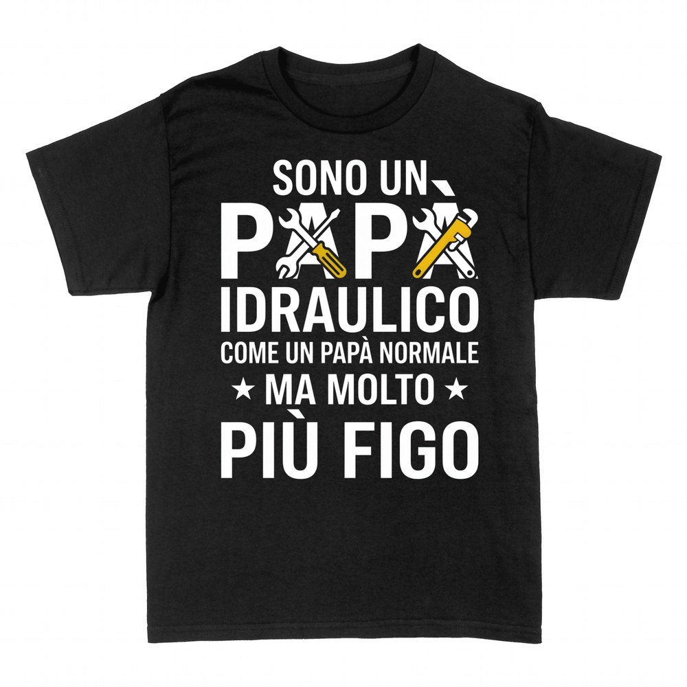 Magliette: Pap&agrave; Idraulico Pi&ugrave; Figo