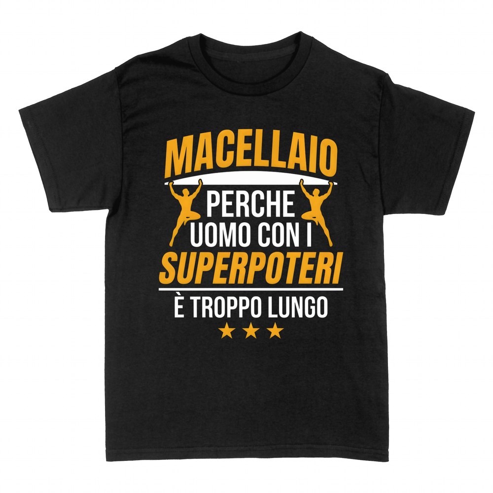 Magliette: Macellaio con Superpoteri