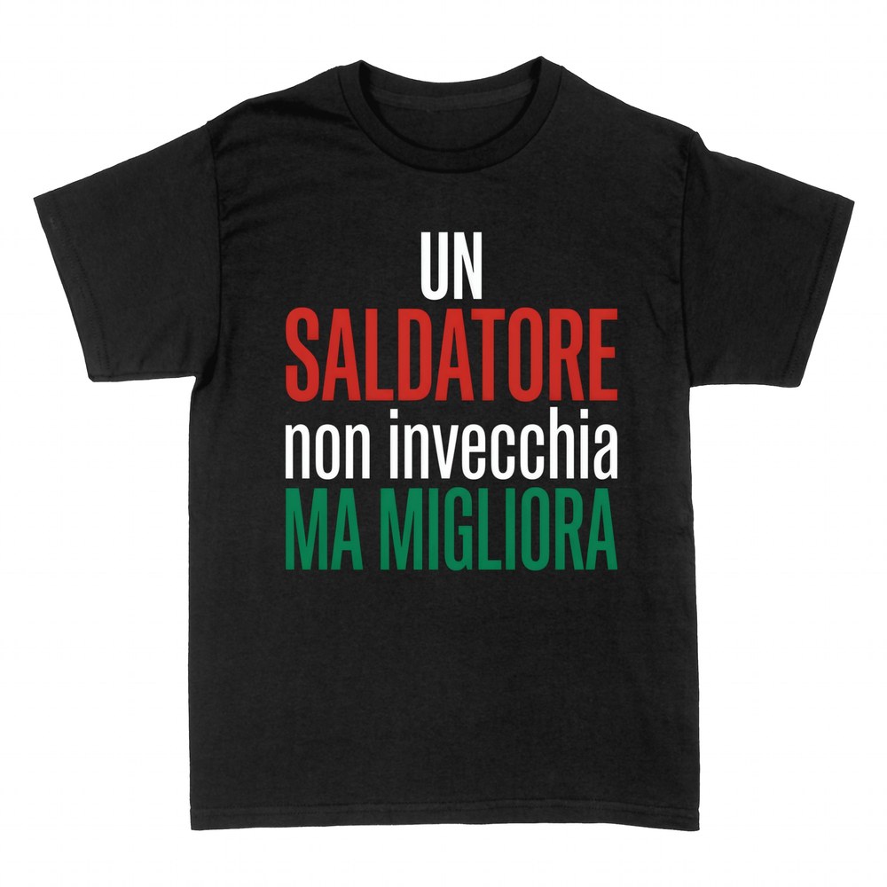 Magliette: Un Saldatore non invecchia ma migliora
