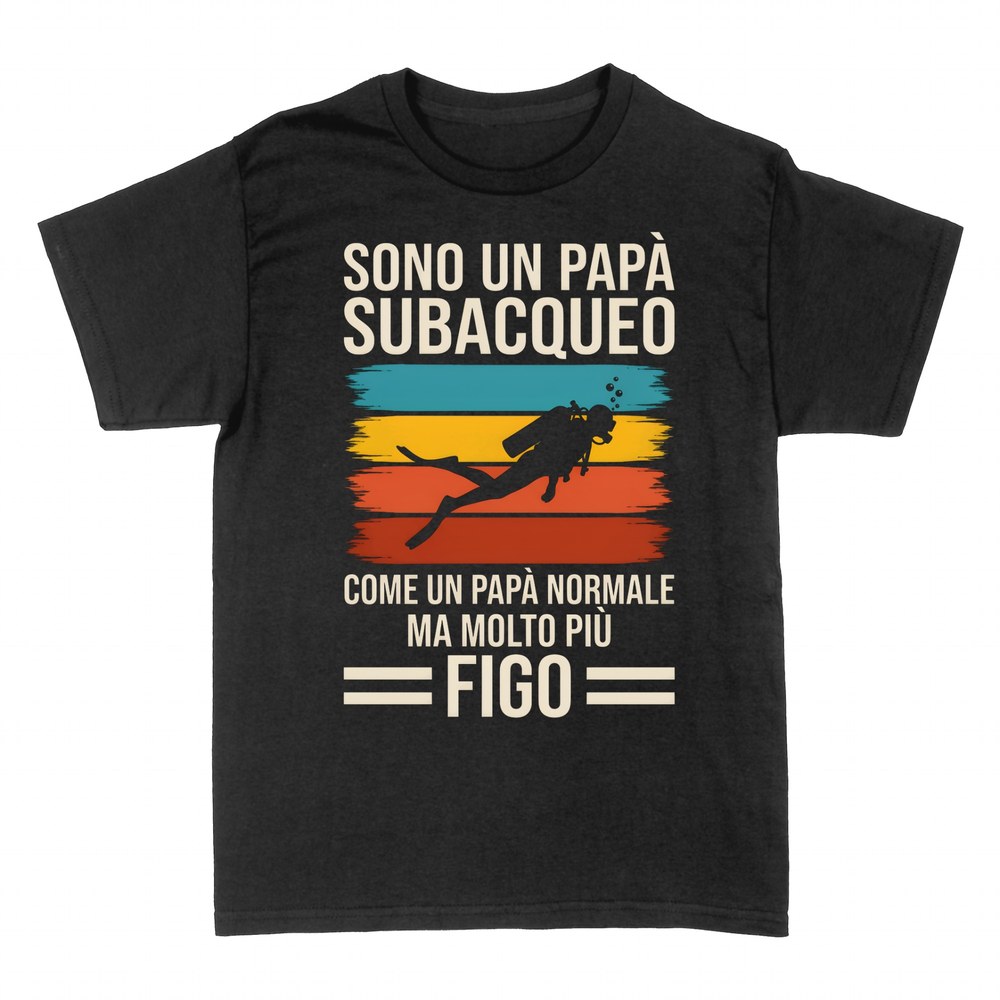 Magliette: Pap&agrave; Subacqueo Molto Pi&ugrave; Figo