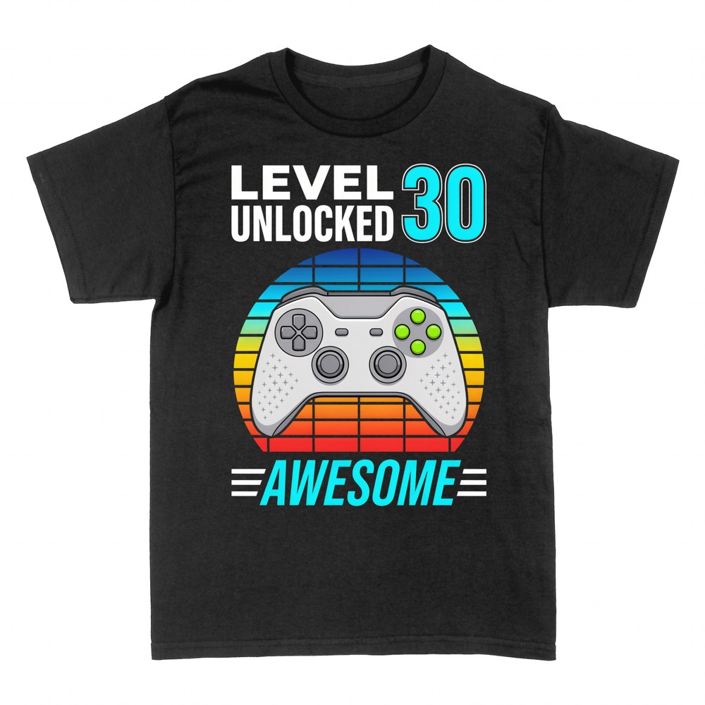 Magliette: Level Unlocked 30 - Compleanno Gamer