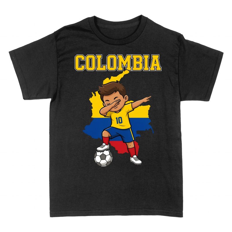 Magliette: Colombia Dab Calcio Bambino