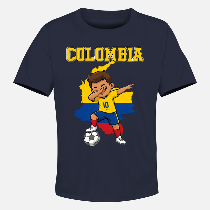 Magliette: Colombia Dab Calcio Bambino