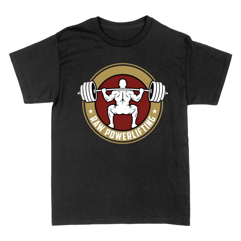Magliette: Raw Powerlifting