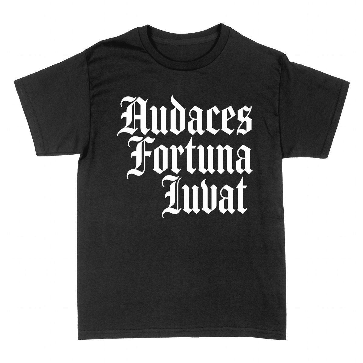 Magliette: Audaces Fortuna Iuvat &mdash; Latino Gotico