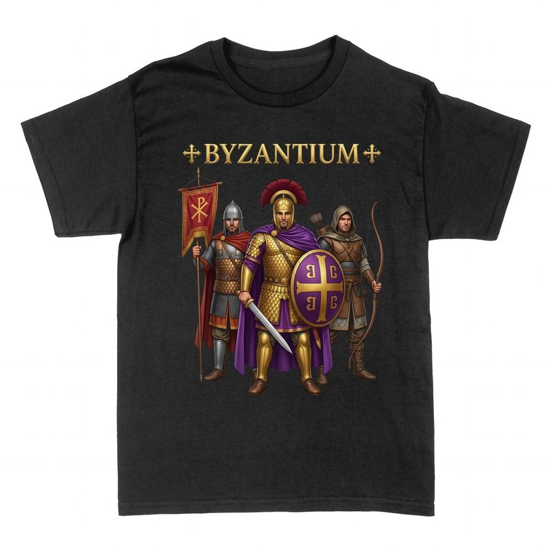Magliette: Bisanzio &mdash; Guerrieri dell'Impero Romano d'Oriente