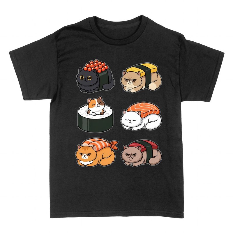 Magliette: Gatti Sushi Kawaii