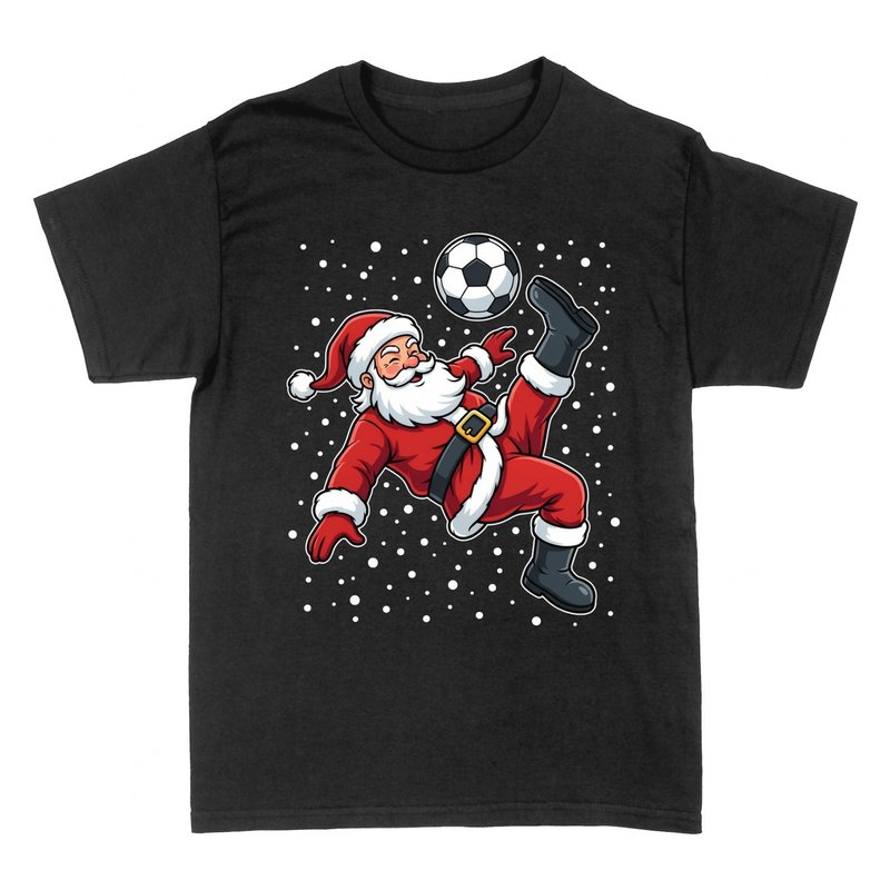 Magliette: Babbo Natale Calciatore