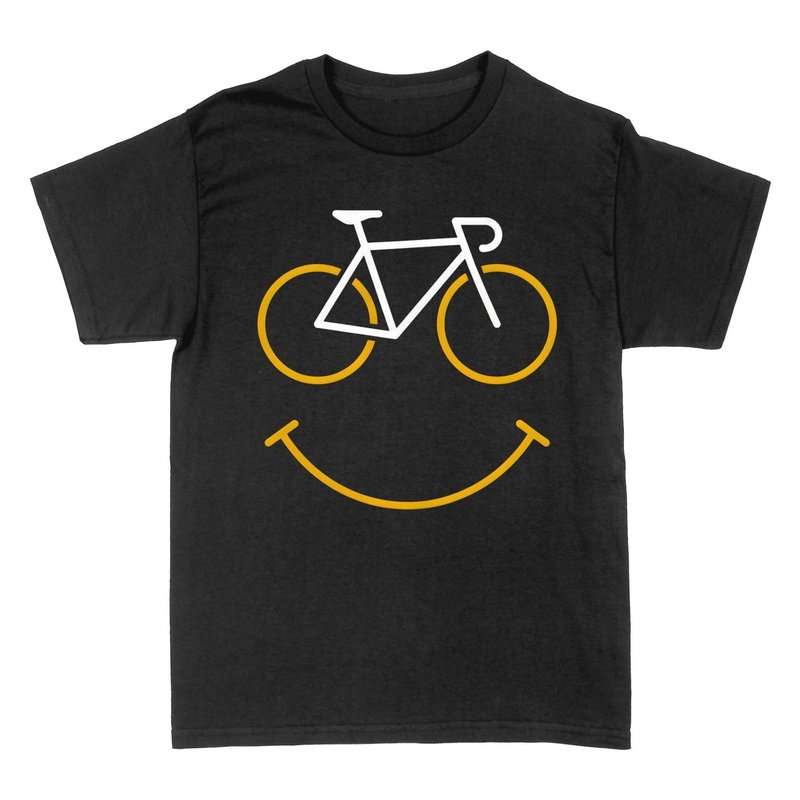 Magliette: Bicicletta Sorriso Ciclista Felice