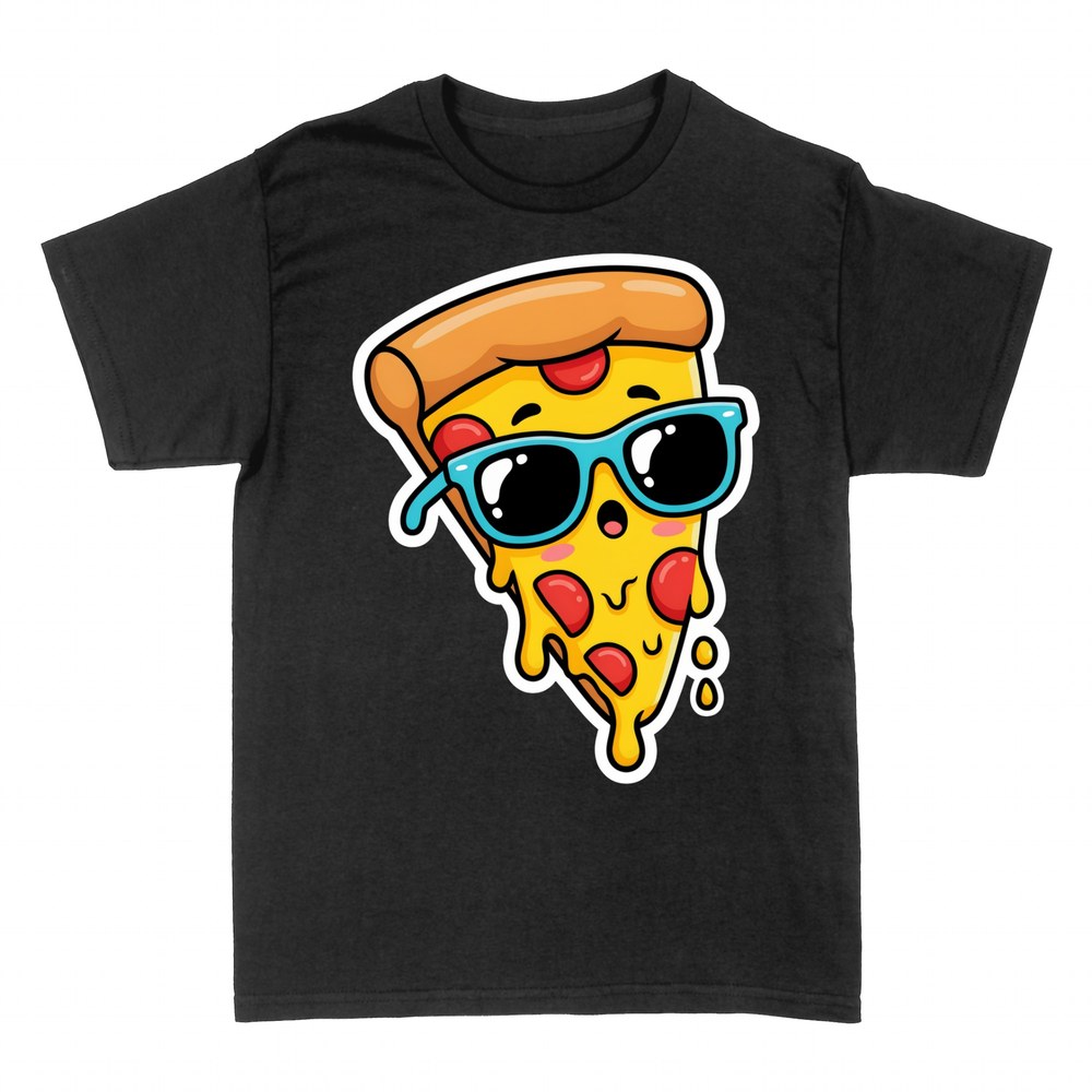 Magliette: Pizza con Occhiali da Sole