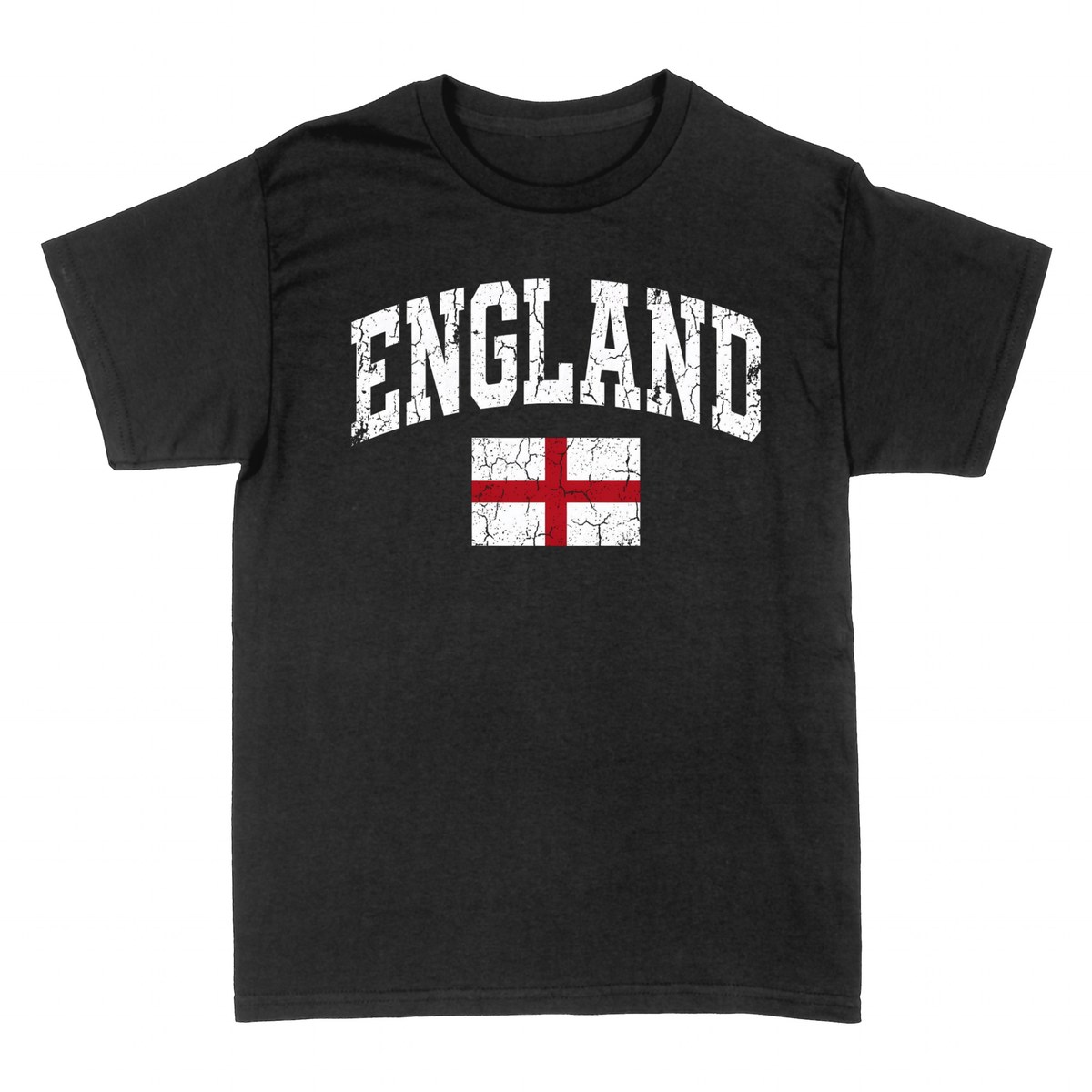 Magliette: England Calcio Croce di San Giorgio Vintage