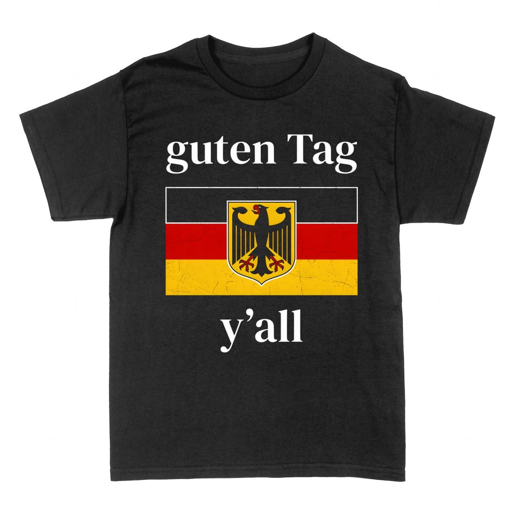 Magliette: Guten Tag Y'all - Umorismo Culturale Tedesco