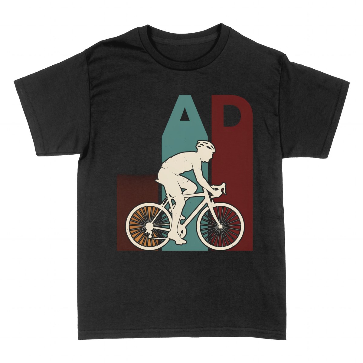 Magliette: Ciclista Retr&ograve; Tipografia Vintage