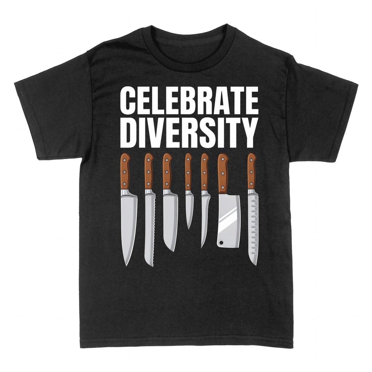 Magliette: Celebrate Diversity &mdash; Coltelli da Cucina