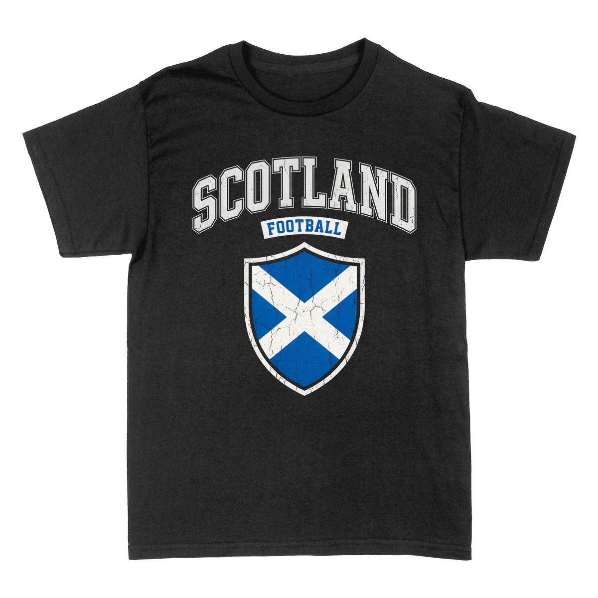 Magliette: Scotland Football Stemma Vintage