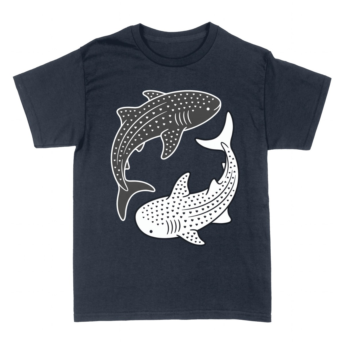Magliette: Squali Balena Yin Yang Cuori
