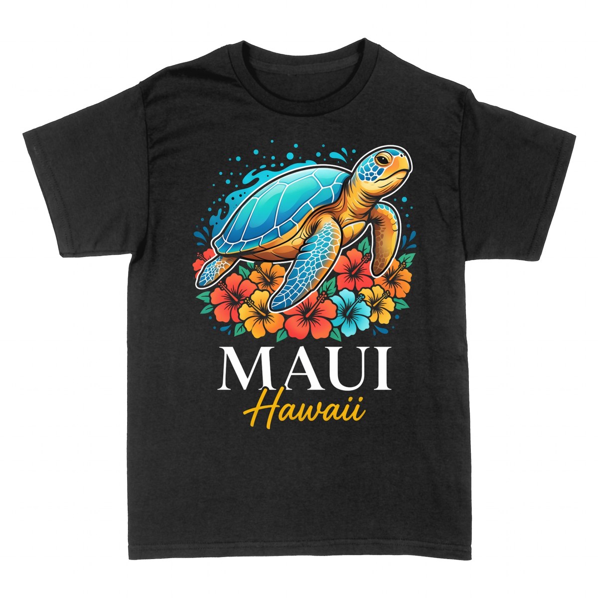 Magliette: Tartaruga Marina Maui Hawaii Subacquea