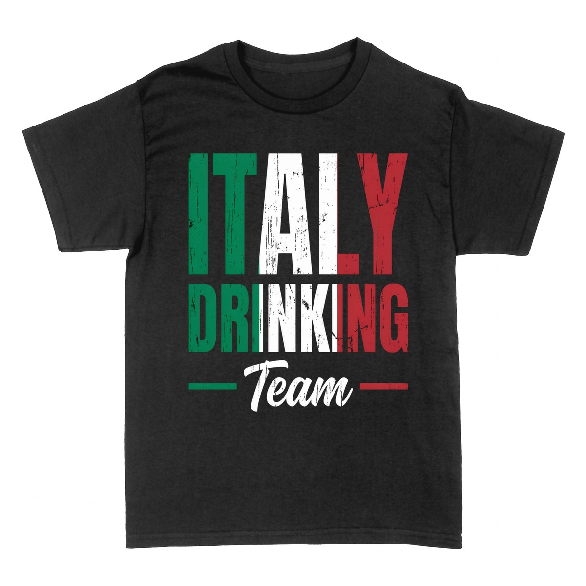 Magliette: Italy Drinking Team &mdash; Bandiera Italia Humor