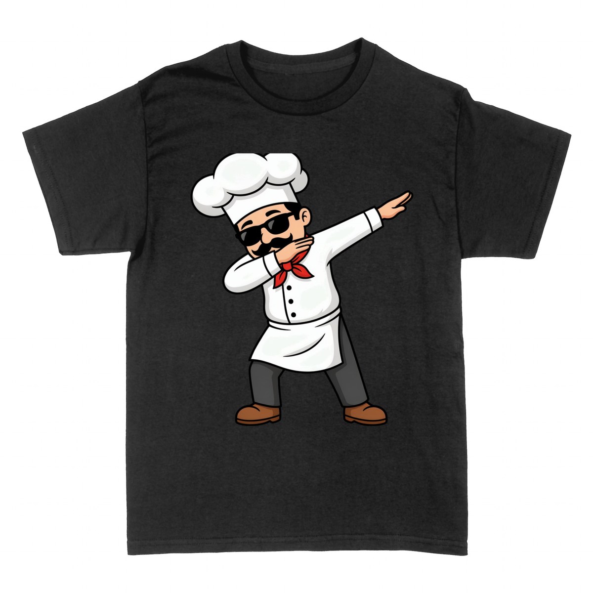 Magliette: Chef Fornaio che fa il Dab con Occhiali
