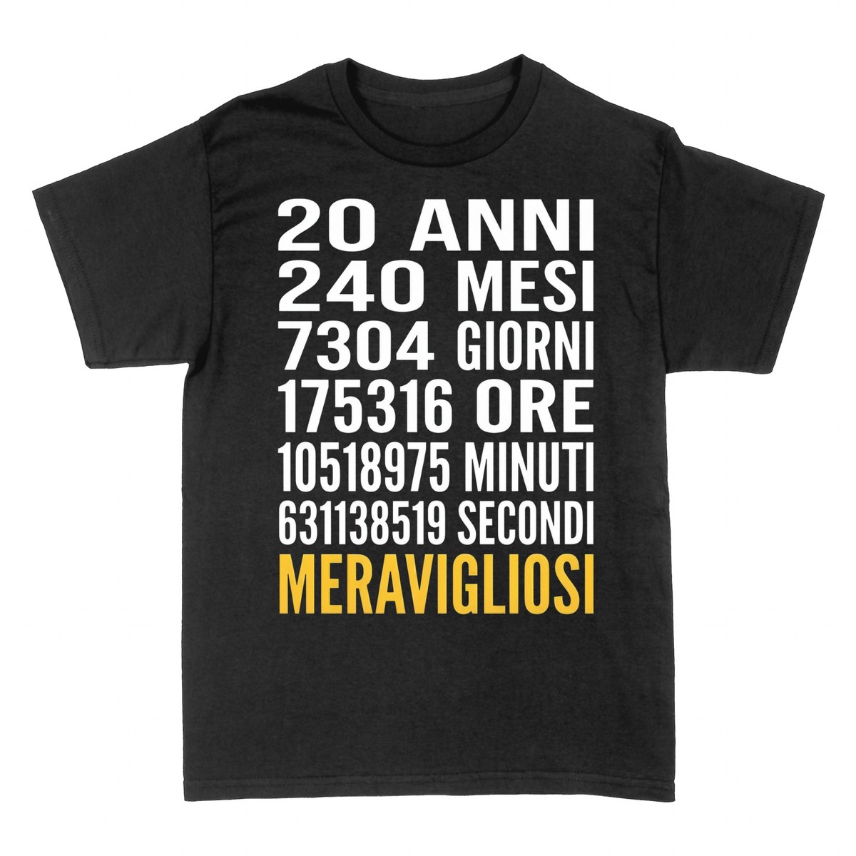 Magliette: 20 Anni Meravigliosi - Countdown