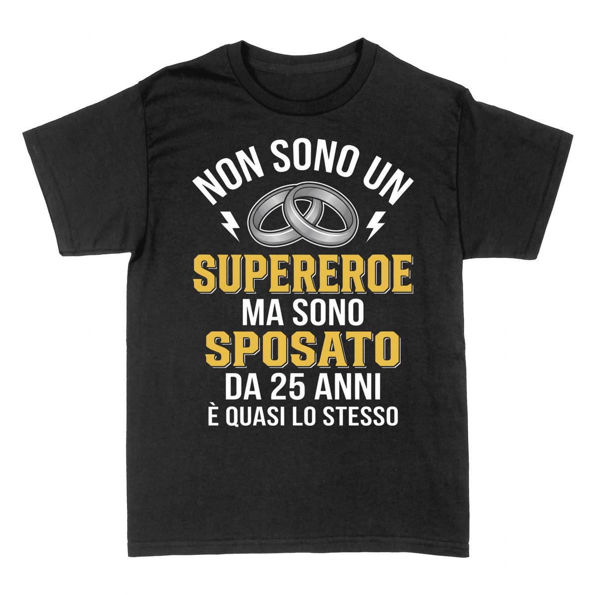 Magliette: Sposato da 25 Anni: Quasi un Supereroe
