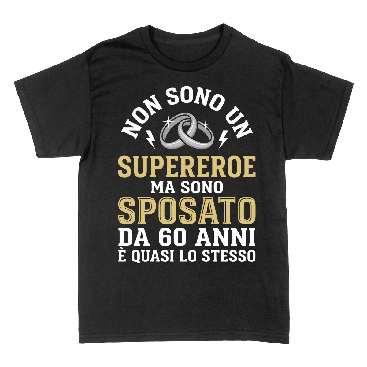 Magliette: Non Sono un Supereroe - 60 Anni di Matrimonio