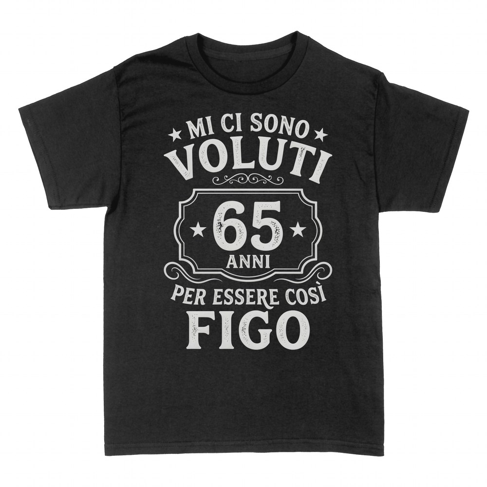 Magliette: 65 Anni Per Essere Cos&igrave; Figo