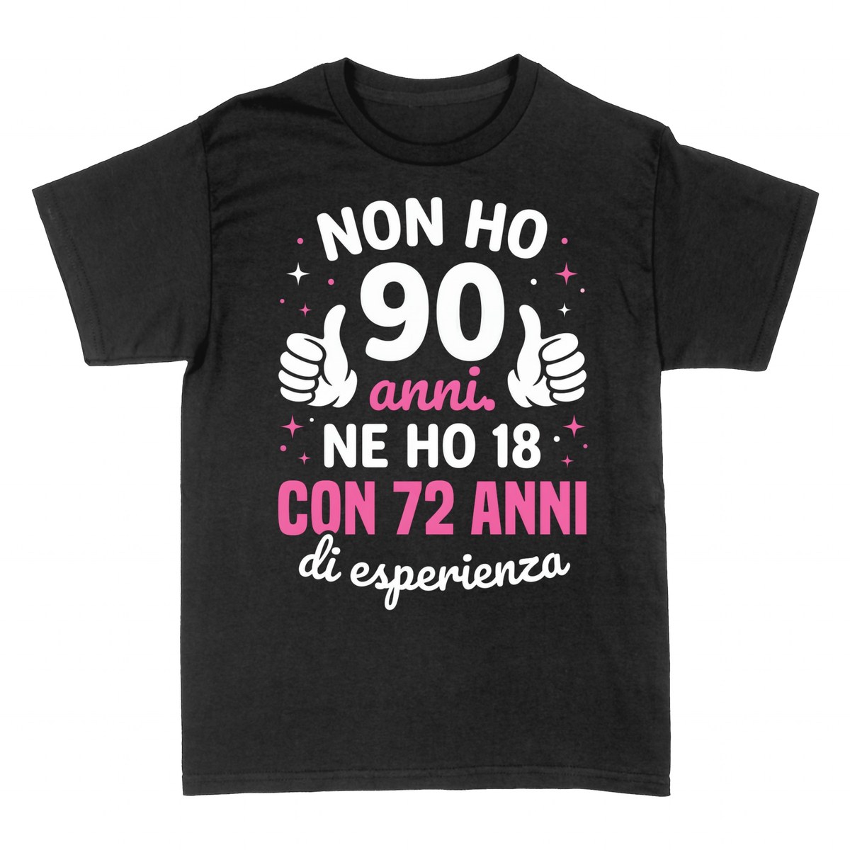 Magliette: Non ho 90 anni, ne ho 18 con 72 di esperienza
