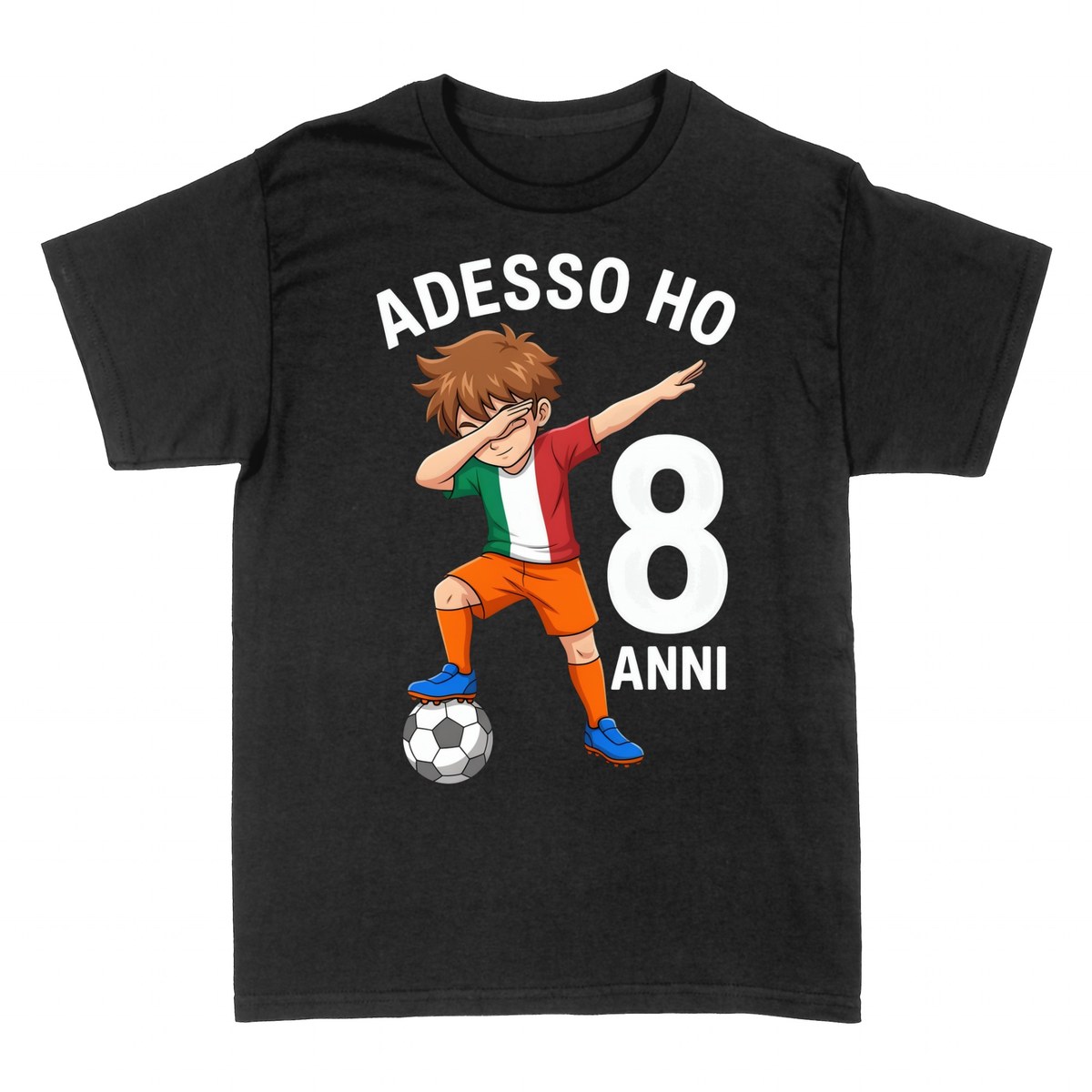 Magliette: Adesso Ho 8 Anni Dab Calcio Italia