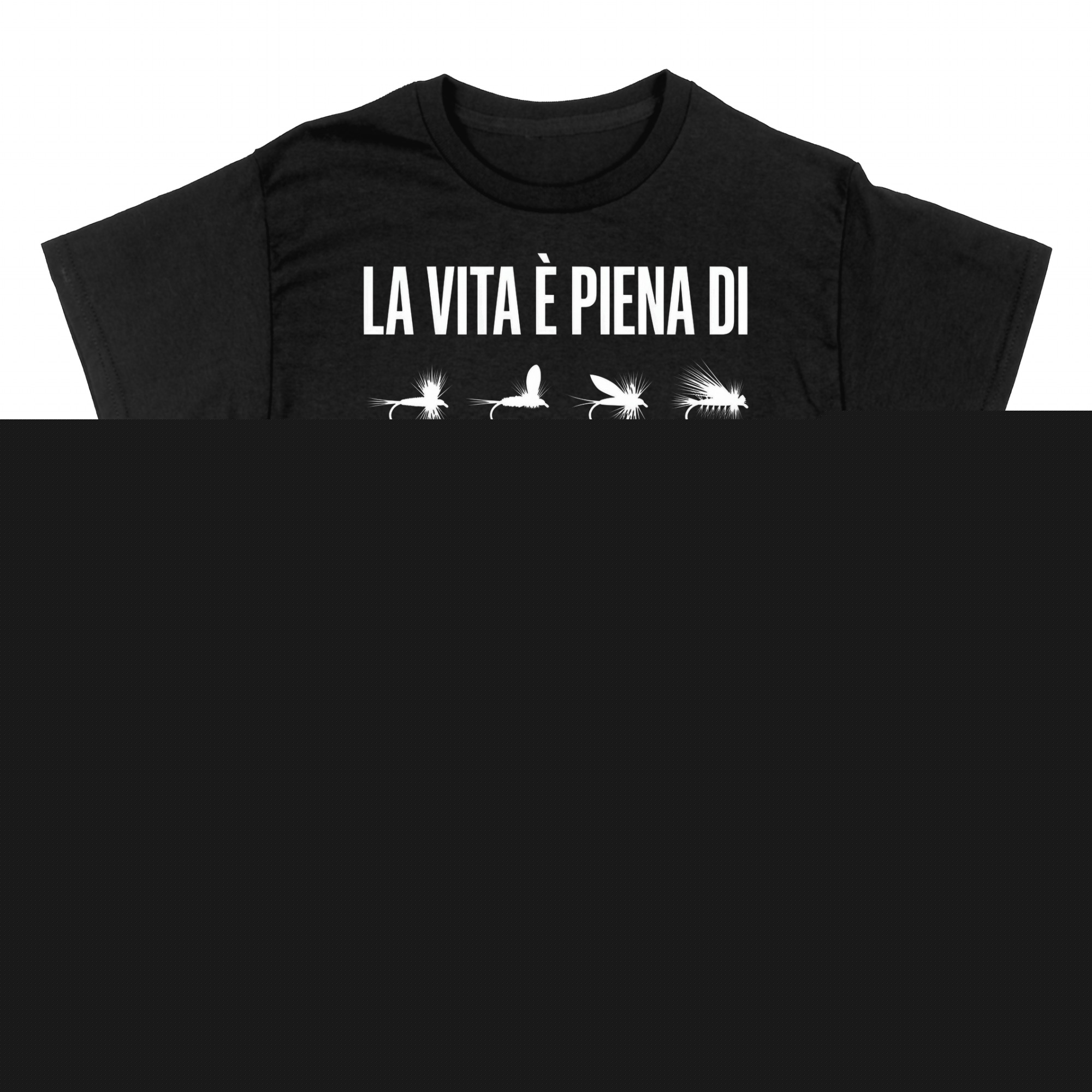 Magliette: La Vita &Egrave; Piena di Scelte Importanti Pesca