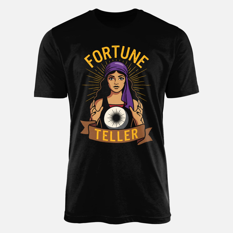 Magliette: Cartomante con sfera di cristallo