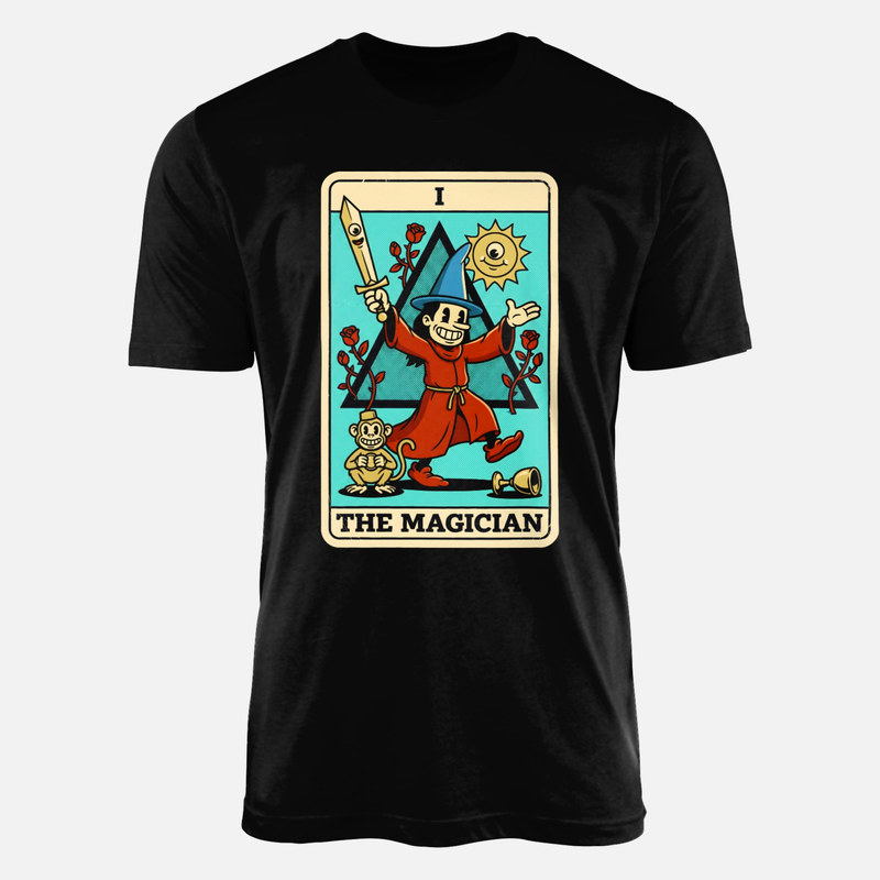 Magliette: Tarot Il Mago cartoon vintage
