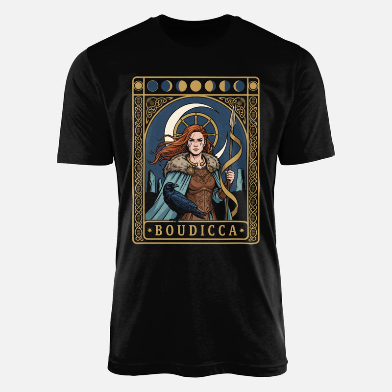 Magliette: Boudicca guerriera celta dei tarocchi