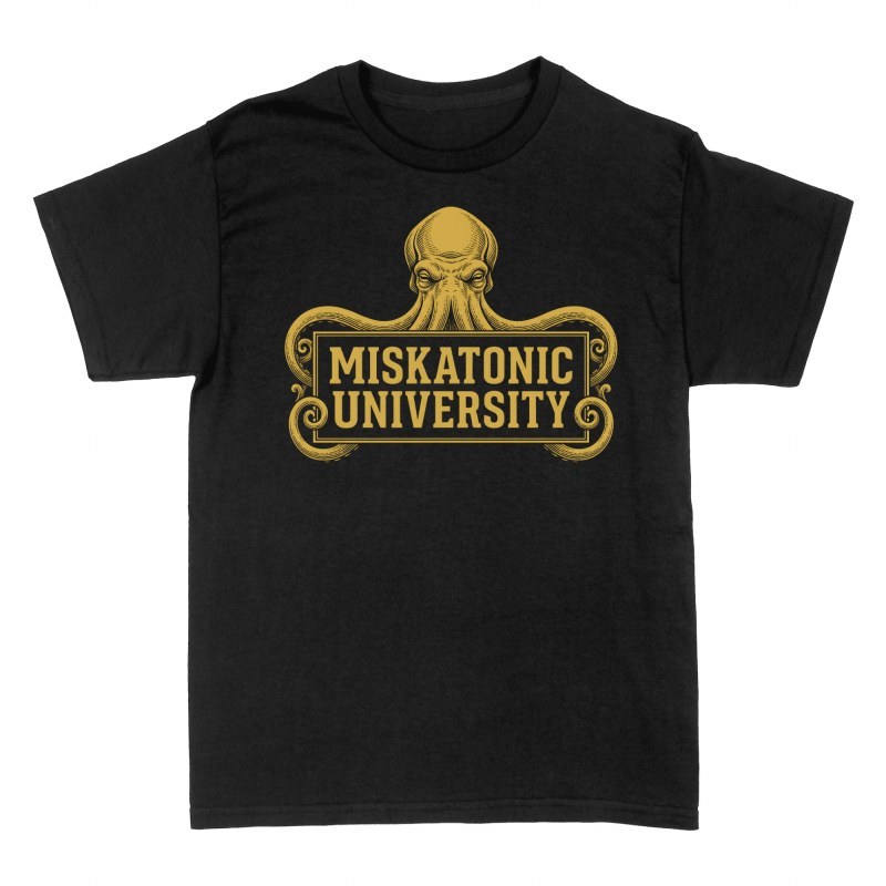 Magliette: Miskatonic University e Cthulhu vintage