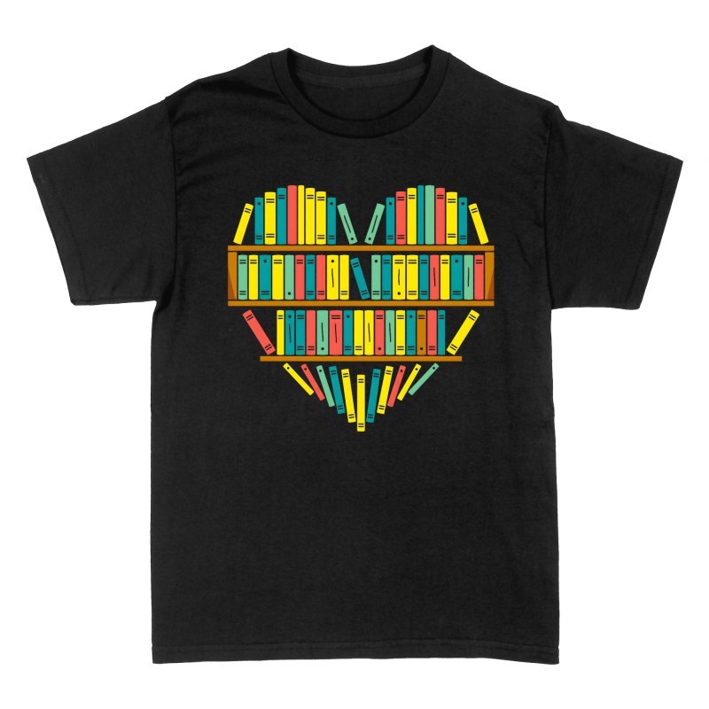 Magliette: Libreria a forma di cuore