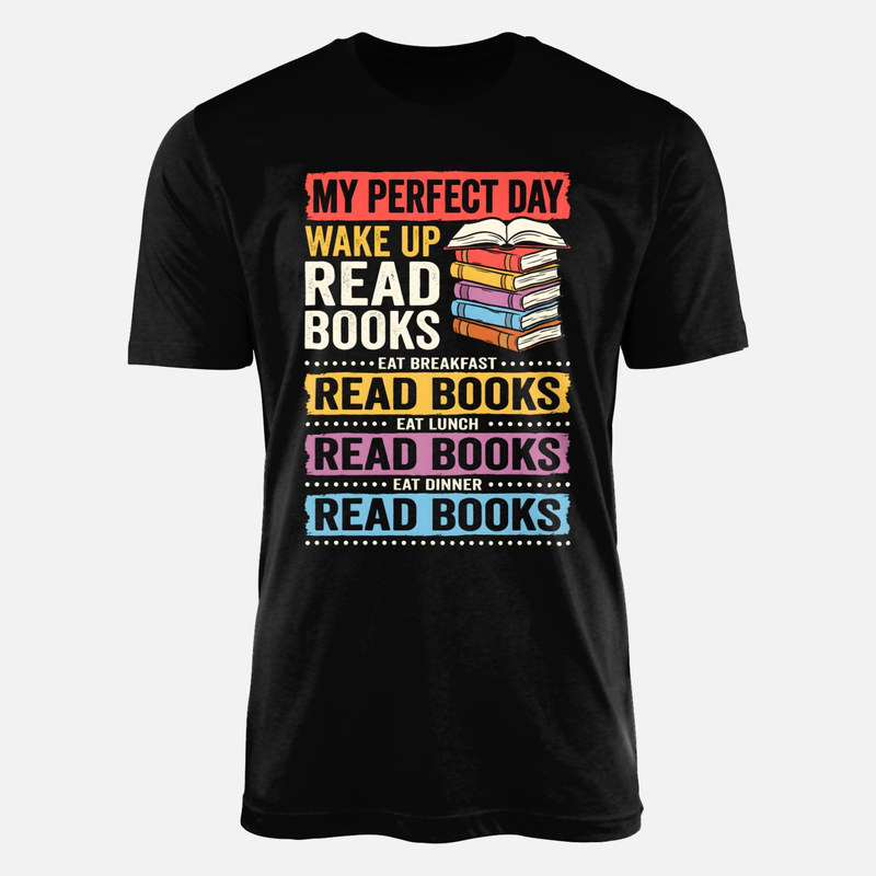 Magliette: La mia giornata perfetta con libri
