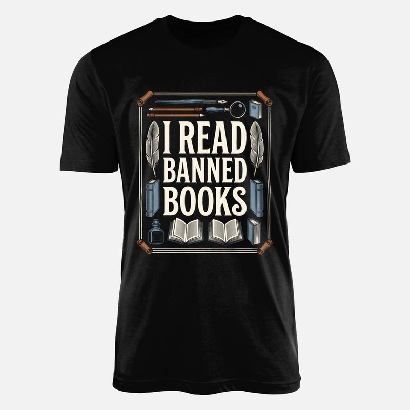 Magliette: Io leggo libri proibiti vintage