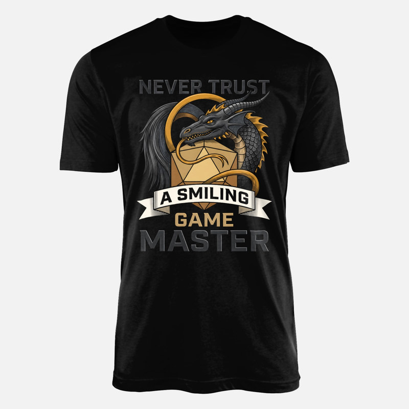 Magliette: Drago Game Master con dado D20
